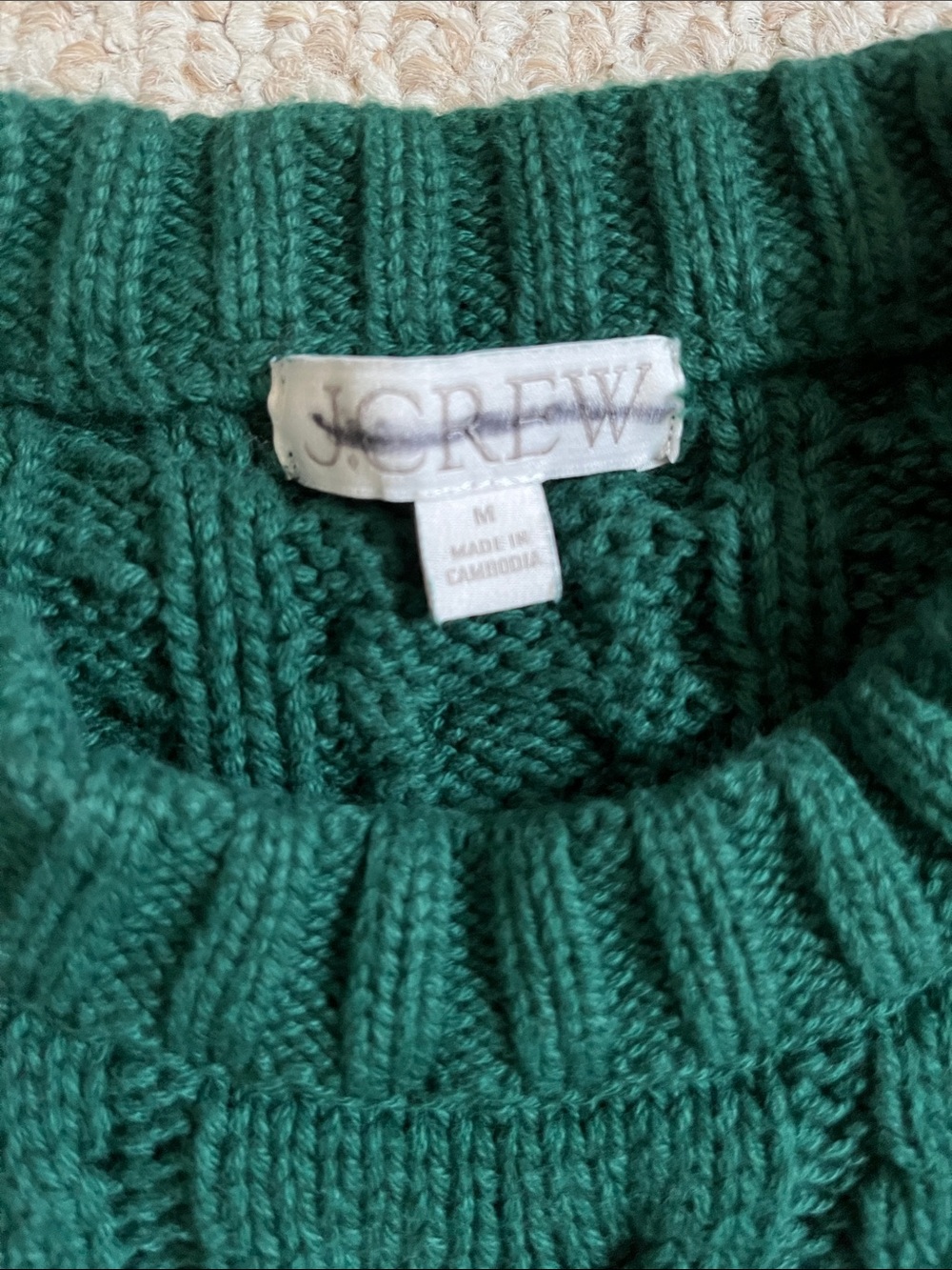 J.Crew Cable Pullover - Picture 2 of 4
